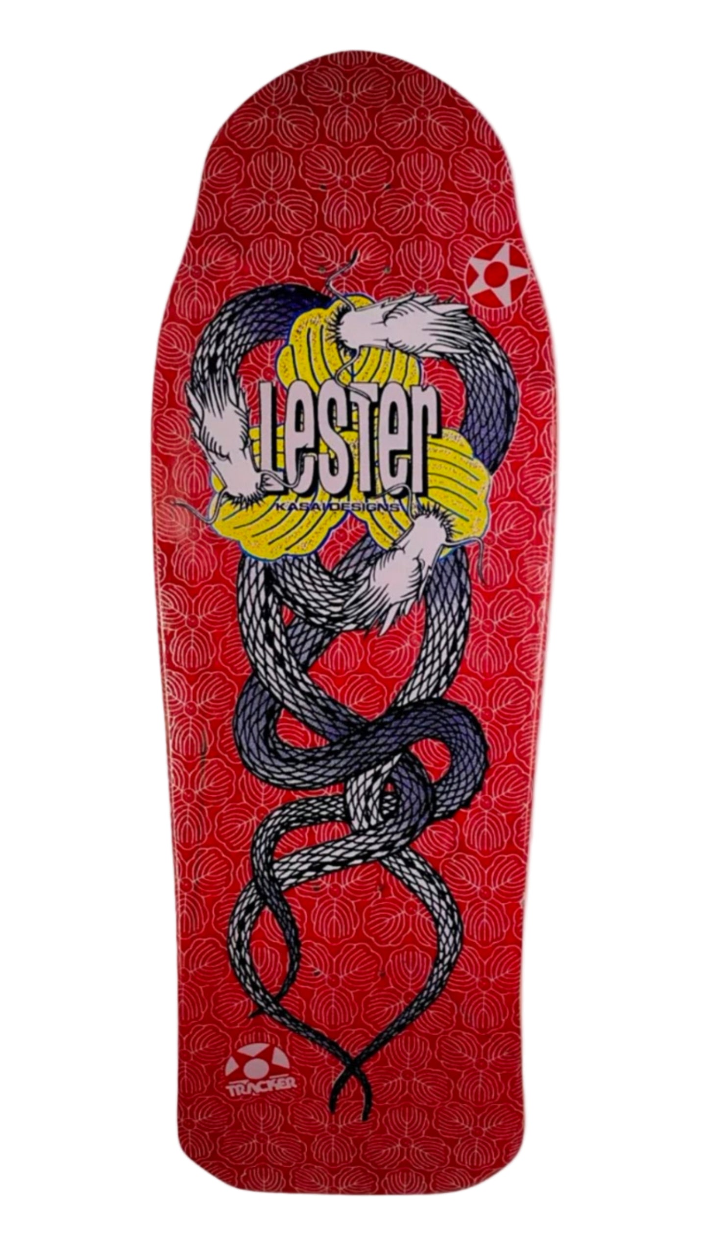Tracker Deck Lester Kasai Twin Dragon- 10.5" x30.625" Deck