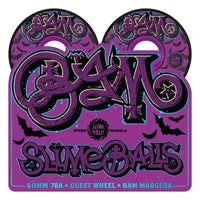 Slime Balls x Bam Margera OG Slime 60mm 78a Guest Skateboard Wheels -