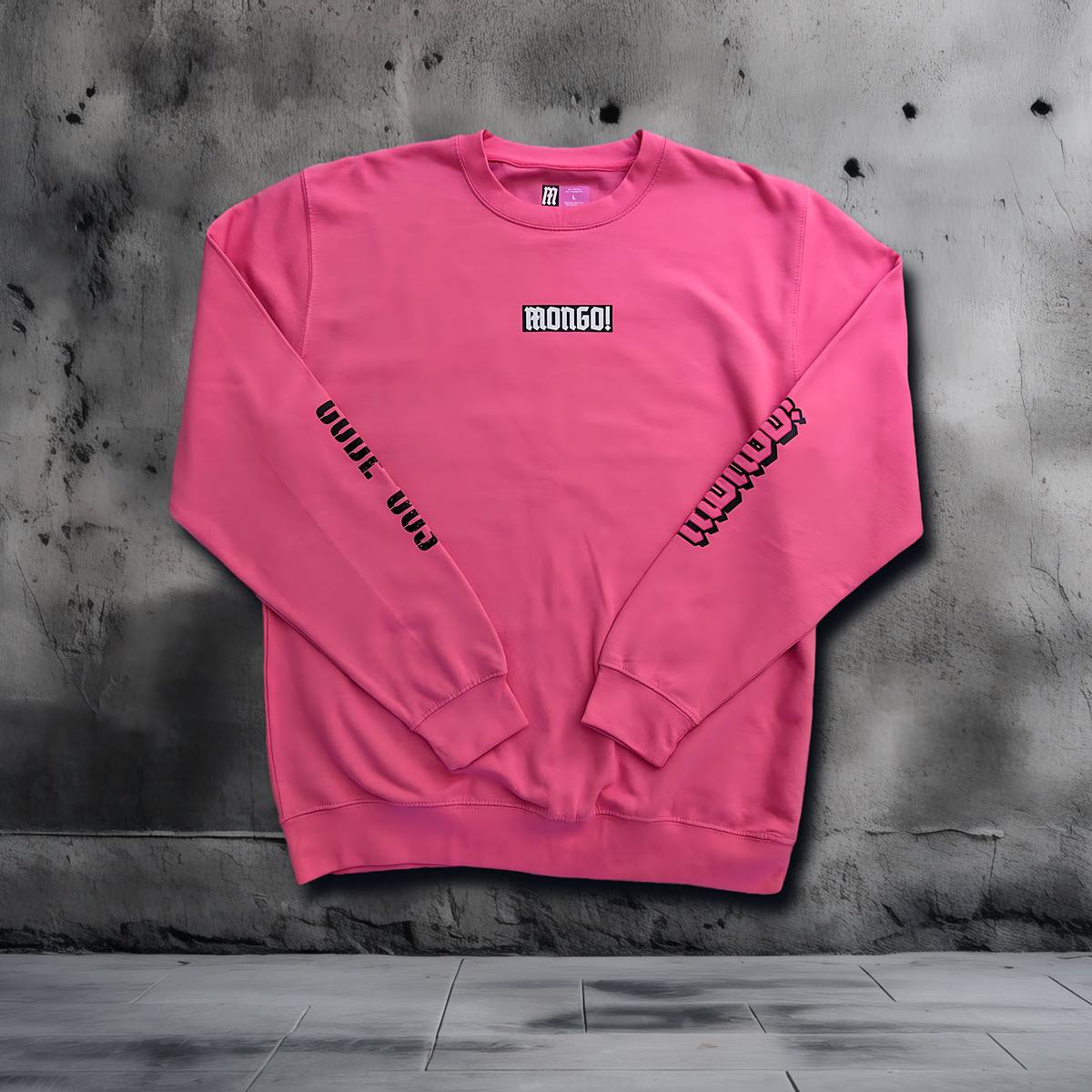 MONGO! - 'CODE 603' Crew Sweatshirt Oversized - Candyfloss Pink