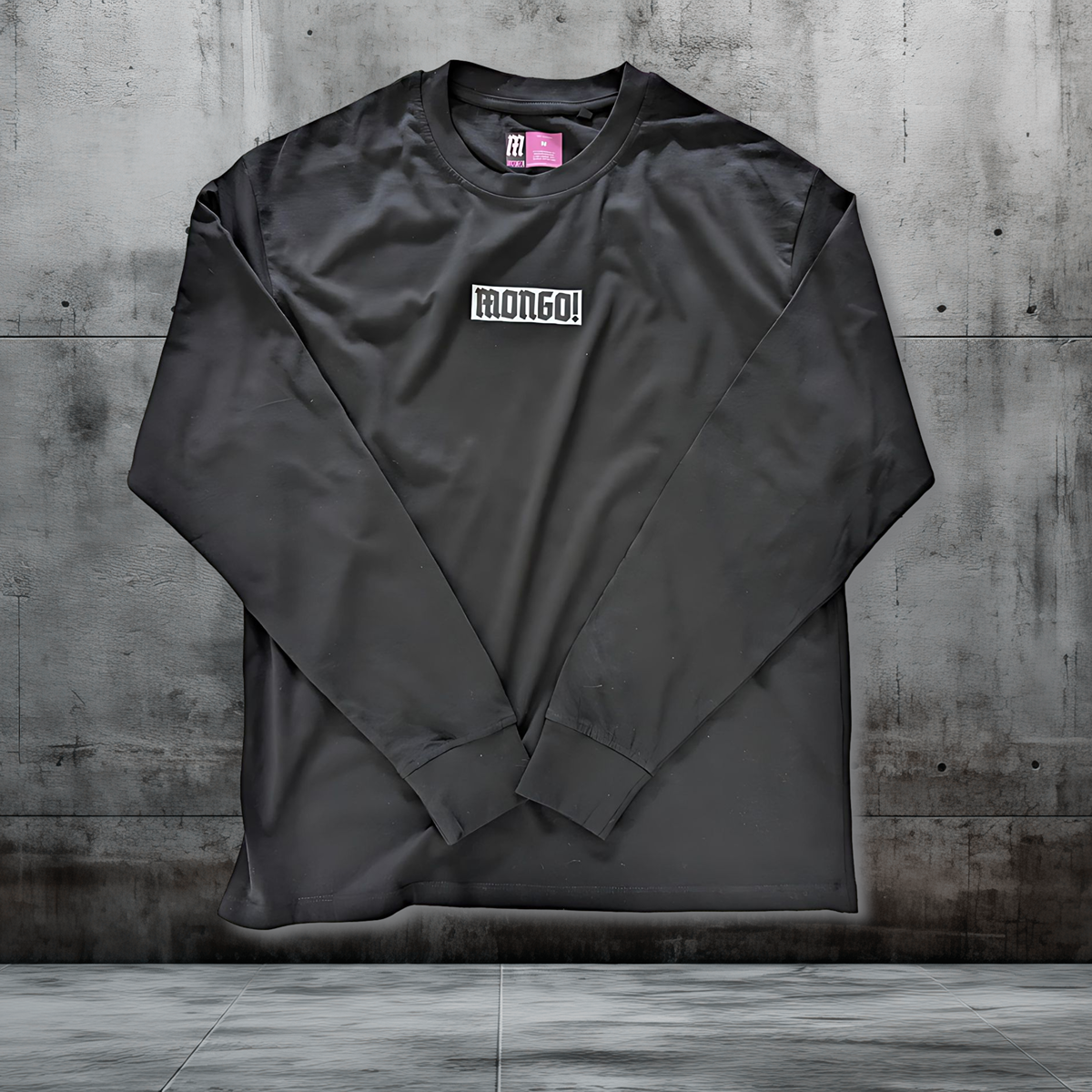 MONGO! - Tearing Up Pools L/sleeve T-Shirt - Black