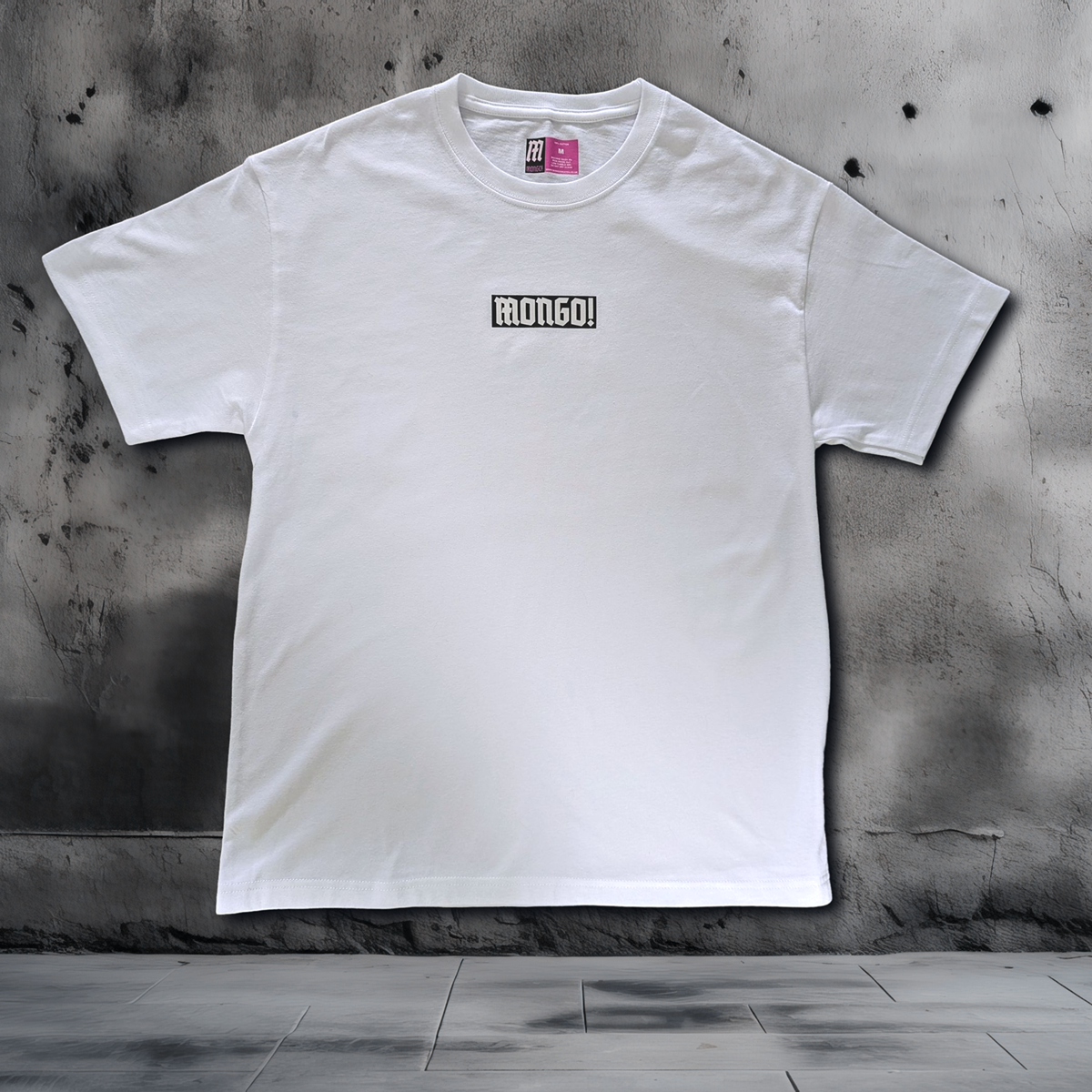 MONGO! Wings - Organic Oversized Boxy T-Shirt - White