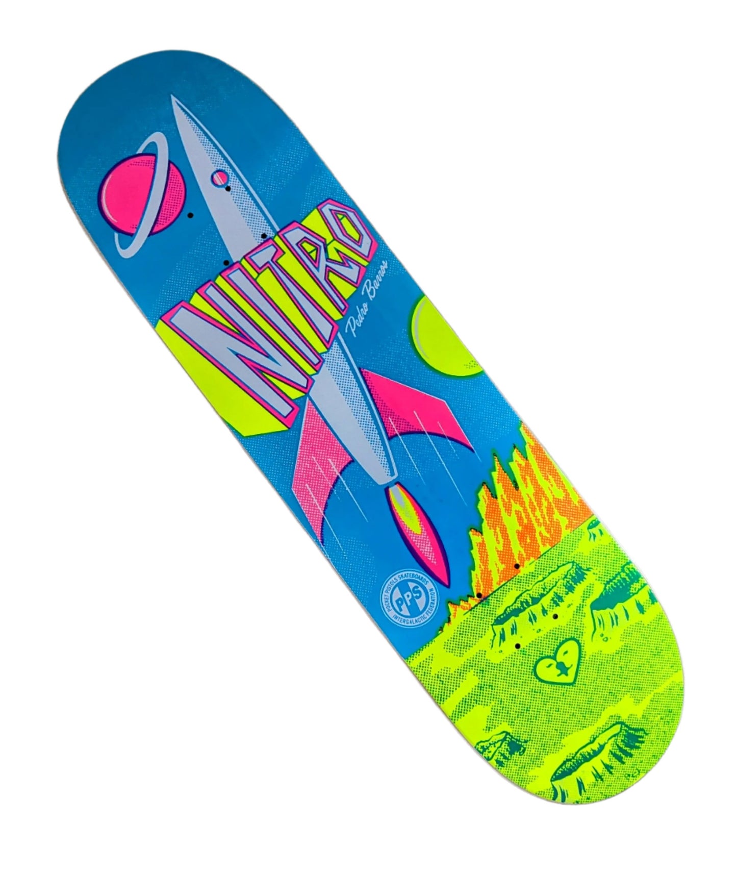Pocket Pistols Pedro Barros - Nitro Model 8.5 Deck - LIMITED RUN