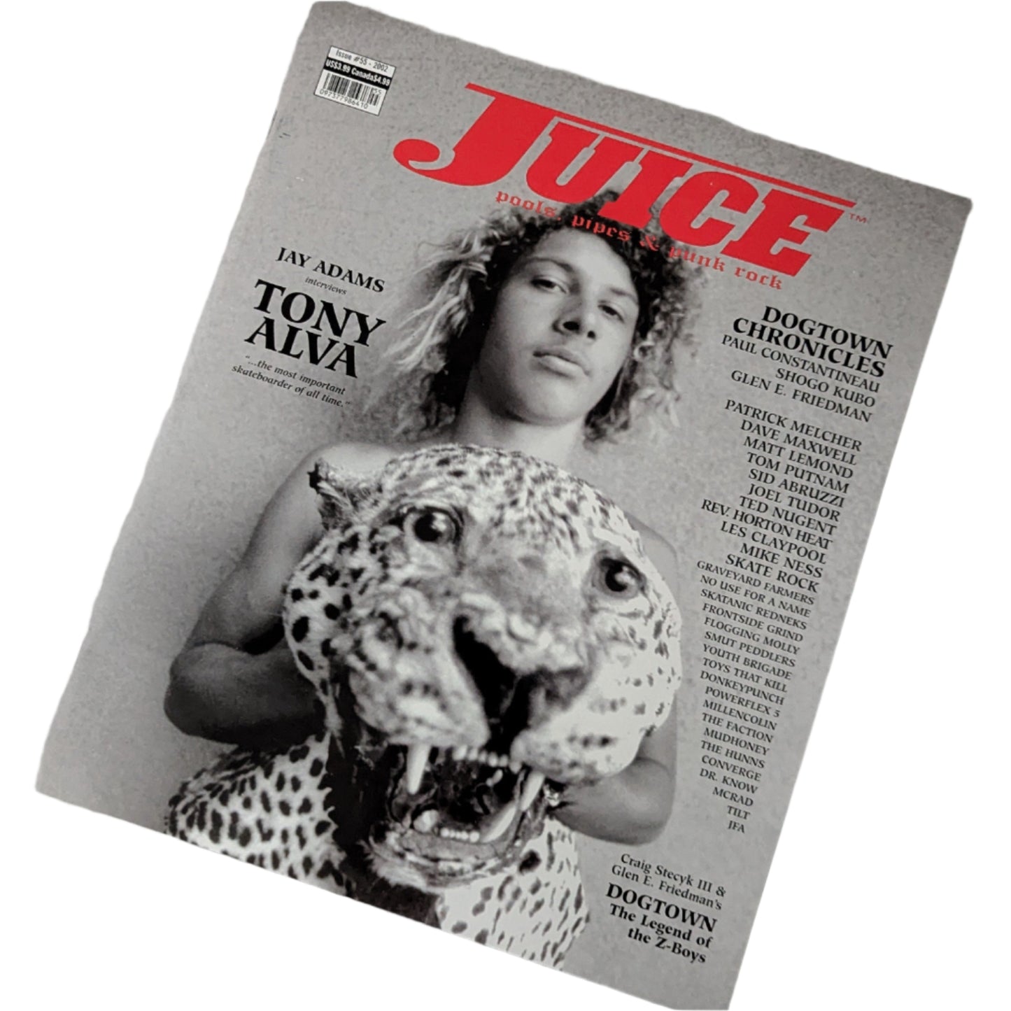 JUICE - NEW (NOS) 2002 Back issue TONY ALVA COVER Magazine