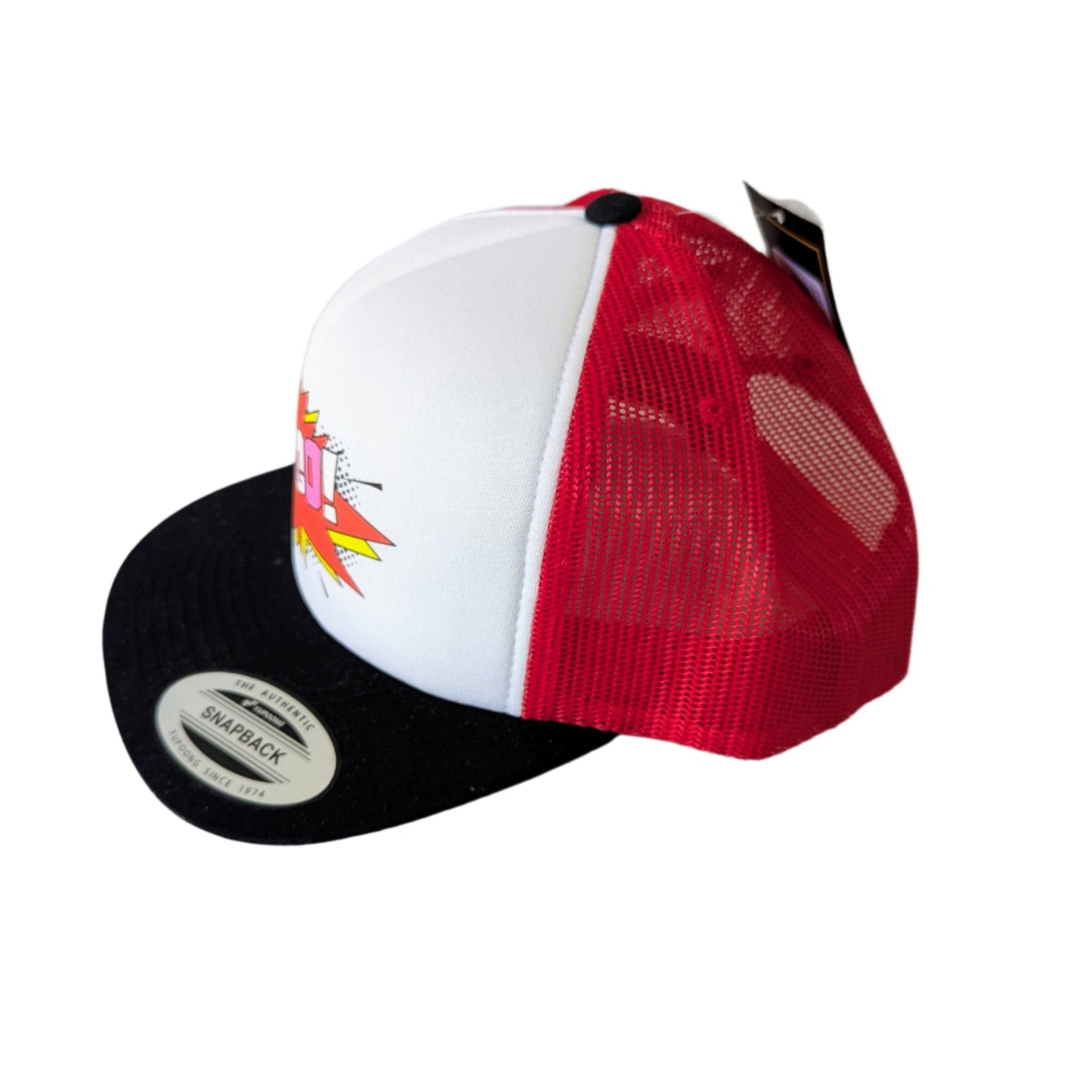 MONGO ! Retro Trucker Cap - 'POW'.