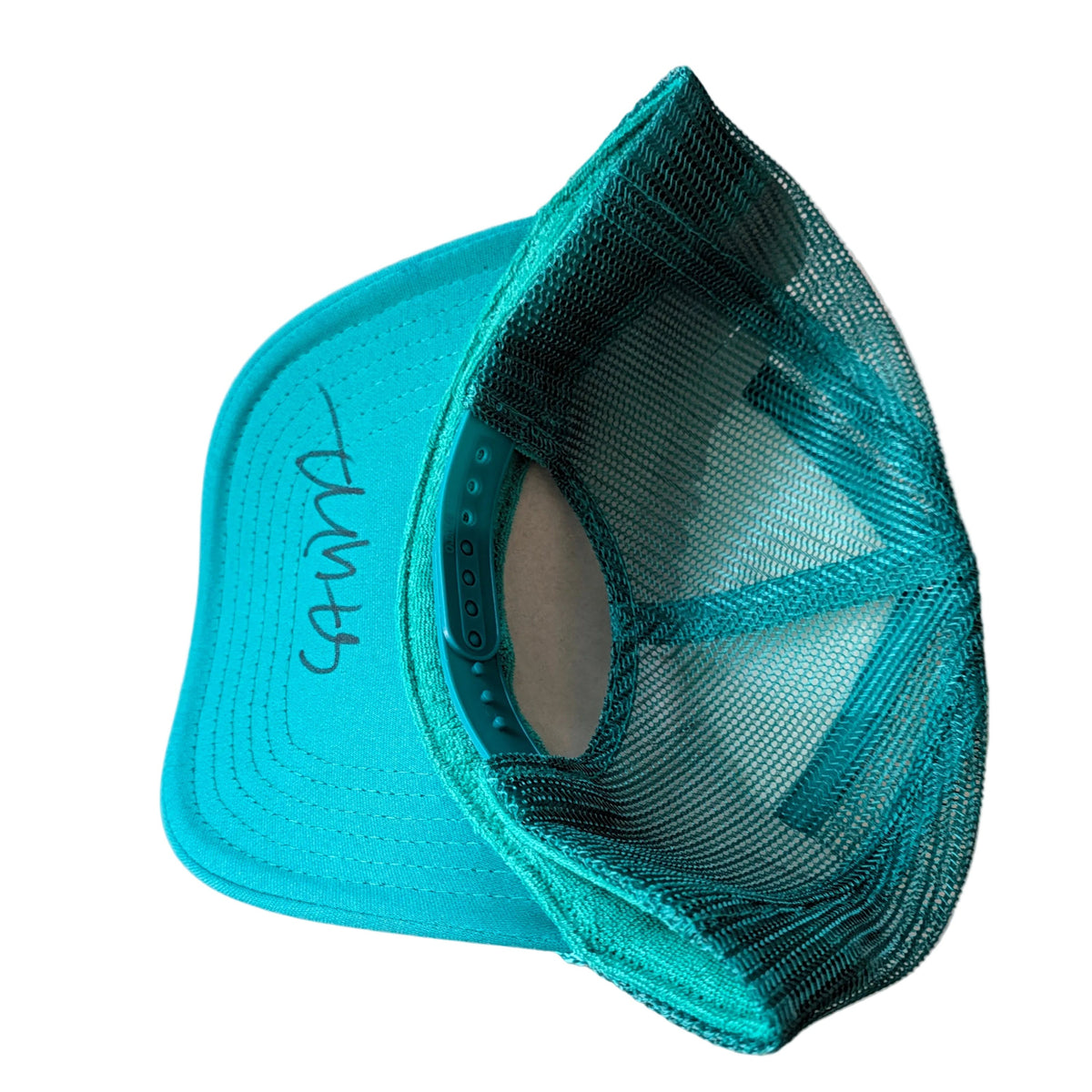SALBA Personally printed and Signed Trucker Caps -Turquoise