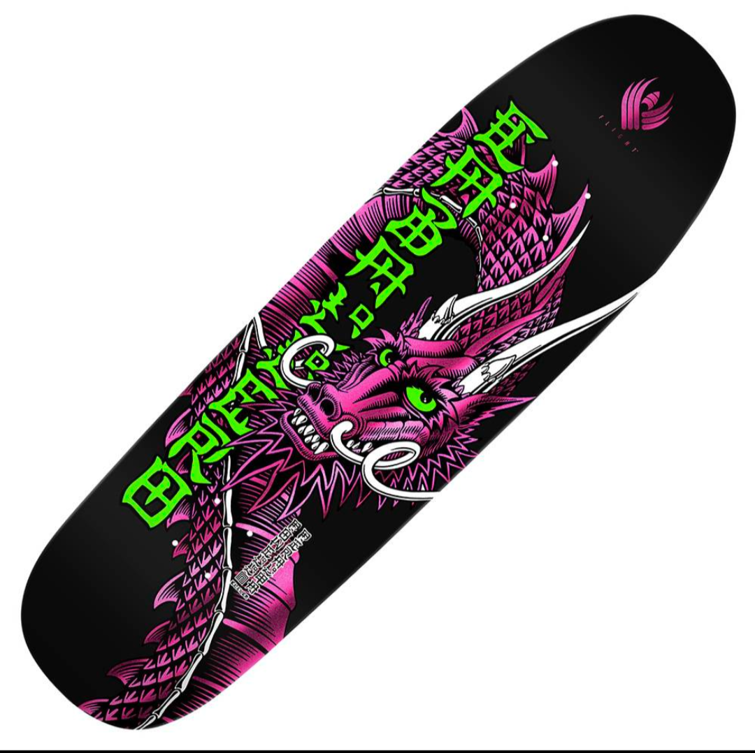 Powell Peralta Cab Ban This 6 FLIGHT® Skateboard Deck Black/ Pink Foil 9.26 x 31.95