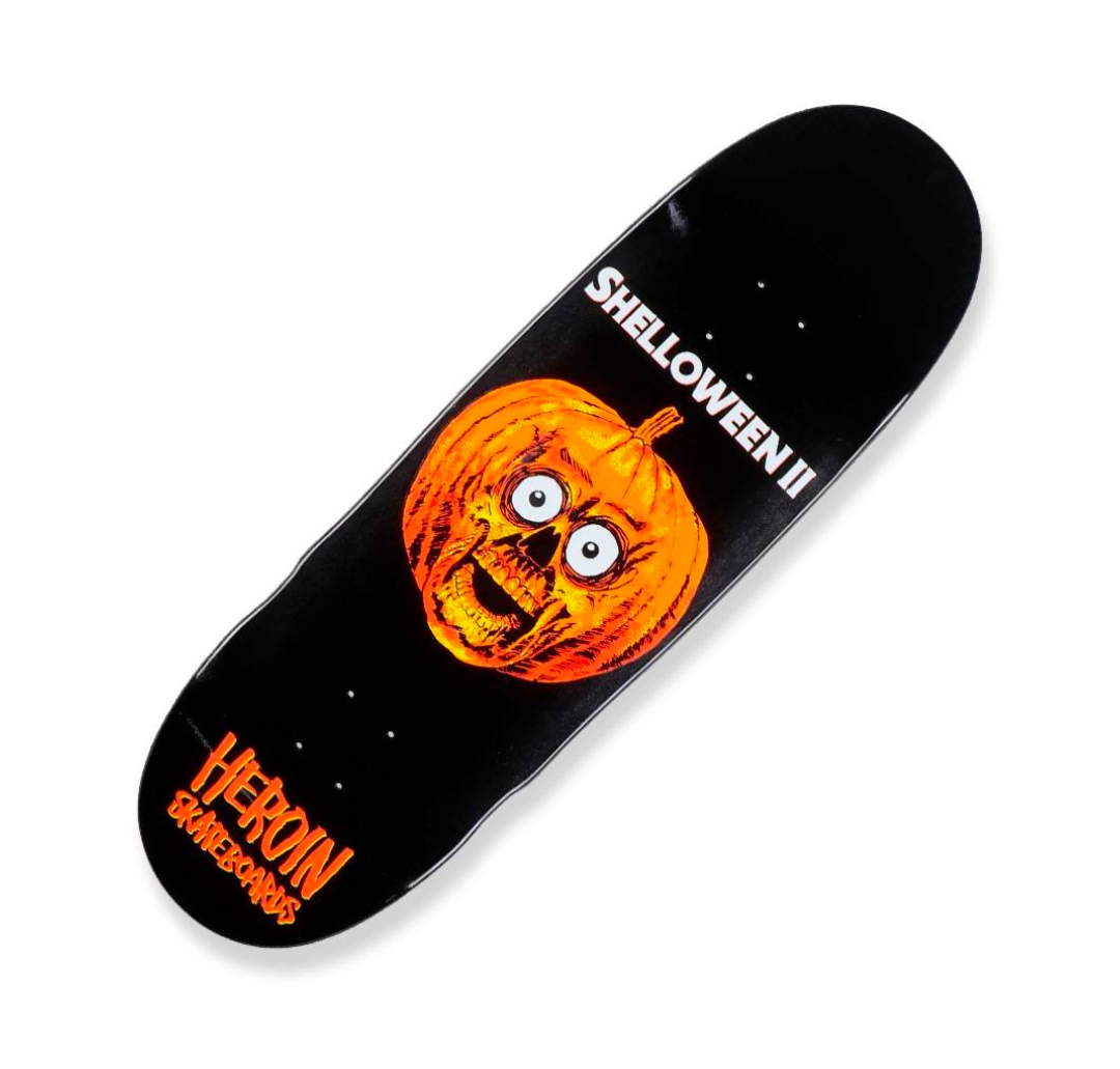 Heroin Skateboards Shelloween 2 Skateboard Deck - 10.1" x 32" - Limited Edition
