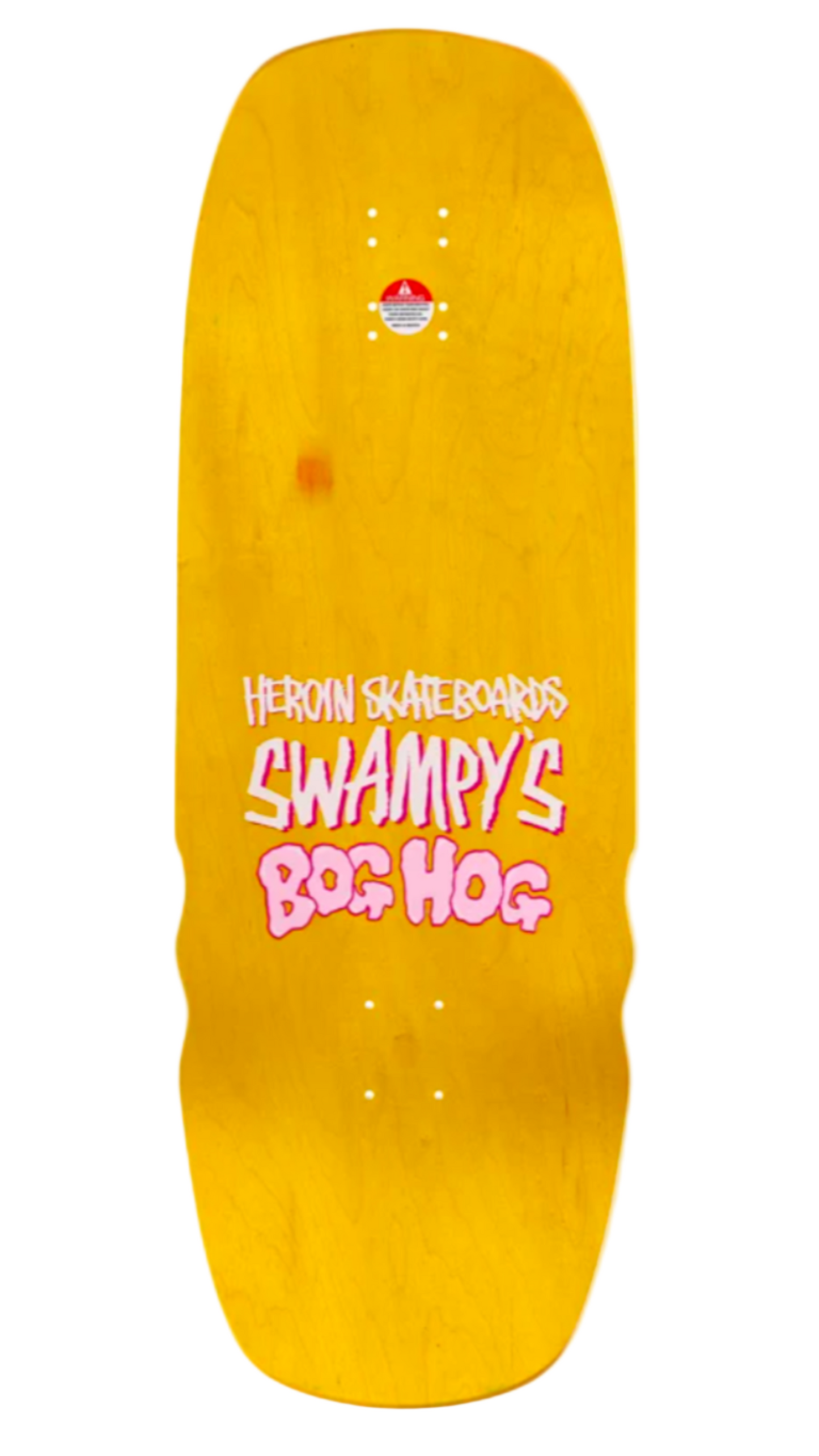 Heroin Swampys Bog Hog Skateboard Deck - 10.75"