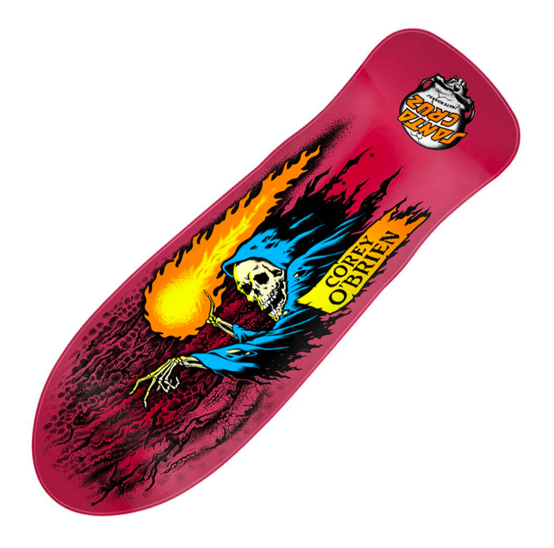 Santa Cruz Corey 'O' Brian Reissue Deck 9.85'' - Candy Red