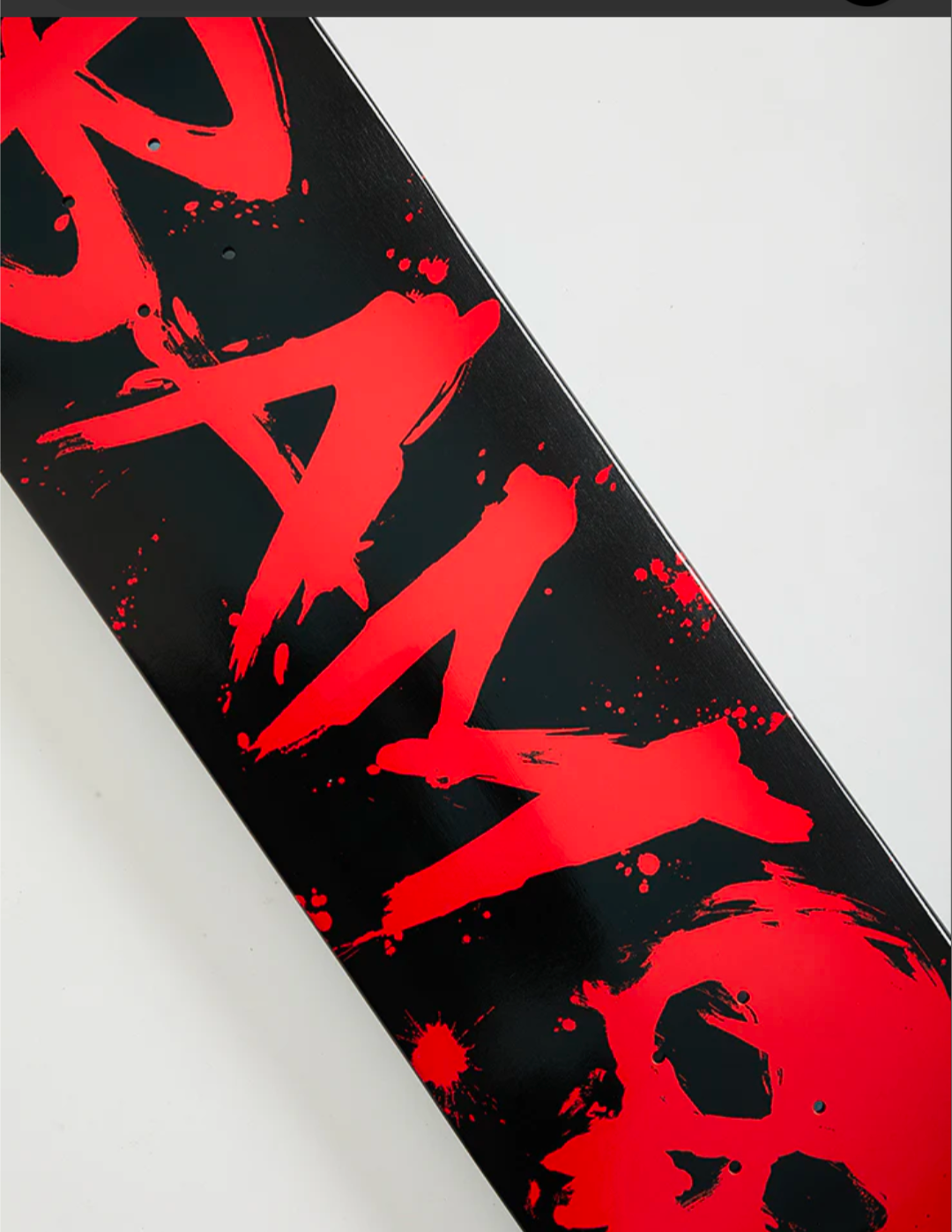 Zero Bam Margera Blood Skateboard Deck – Black Dip