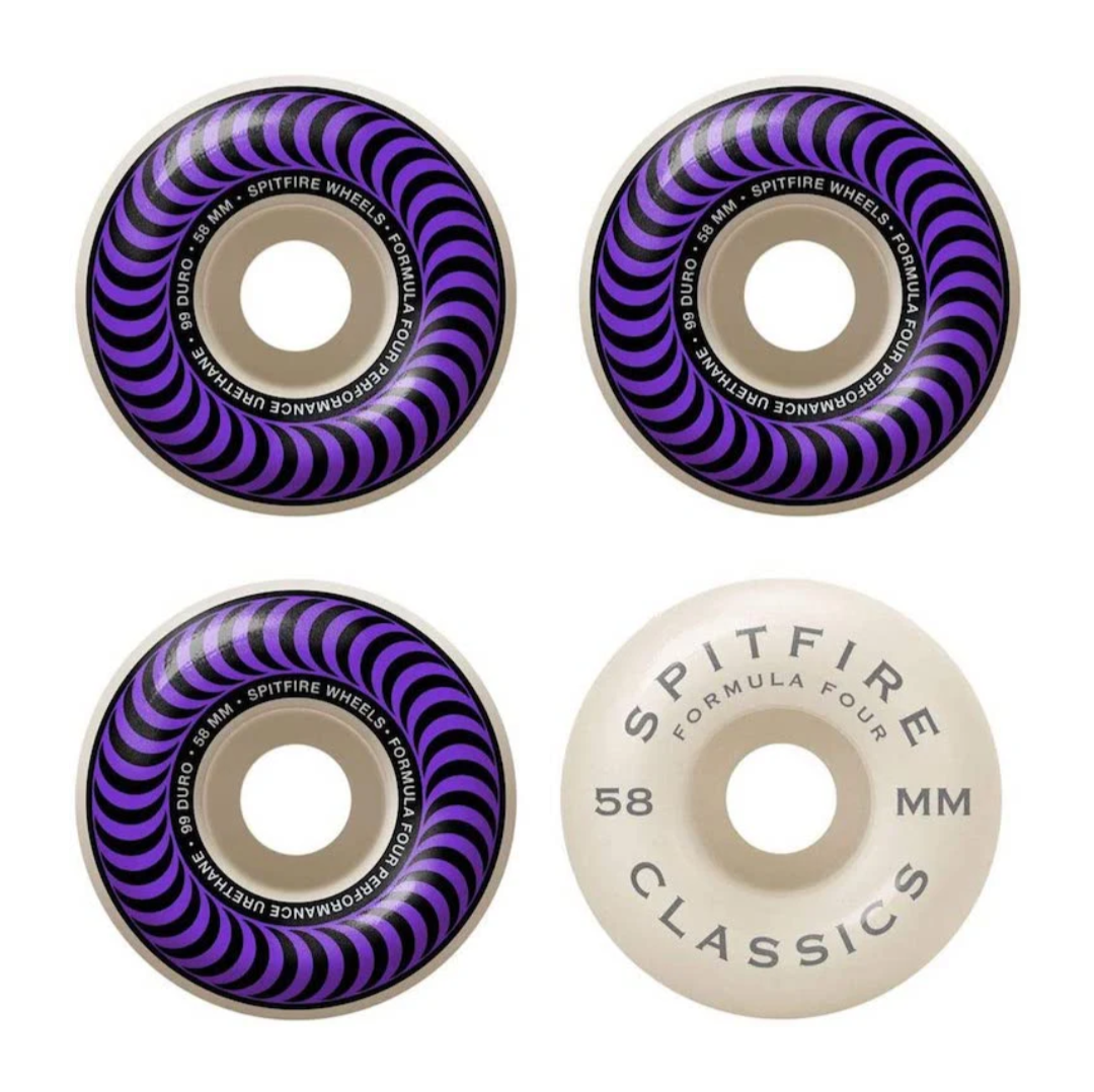 SPITFIRE Formula 4 CLASSICS 99DU - 58mm Wheels