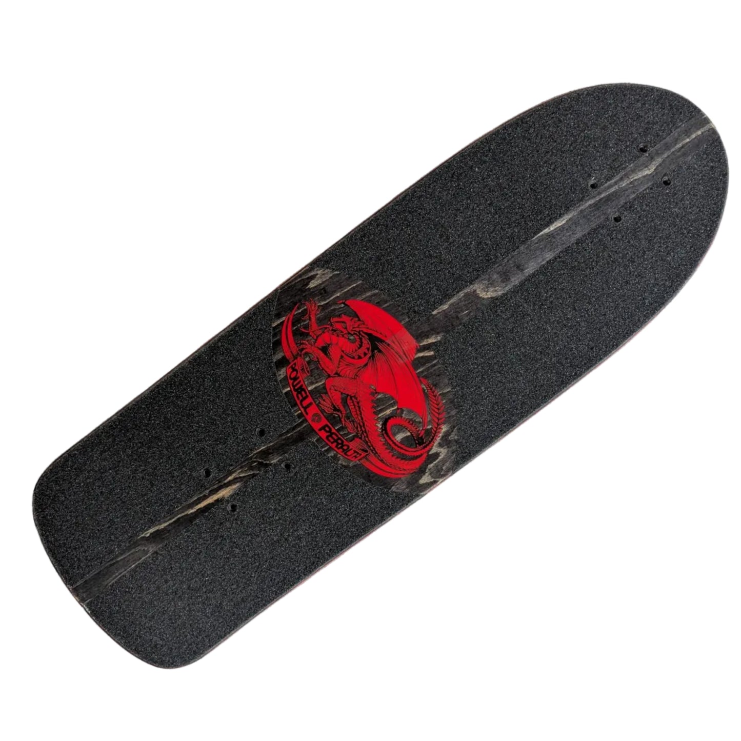 Powell Peralta Ripper Chequer Black Stain 10" Deck - Ex Display