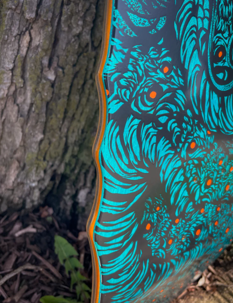 CREATURE 9.00in Sam Hitz Cobra Shaped Creature Skateboard Deck