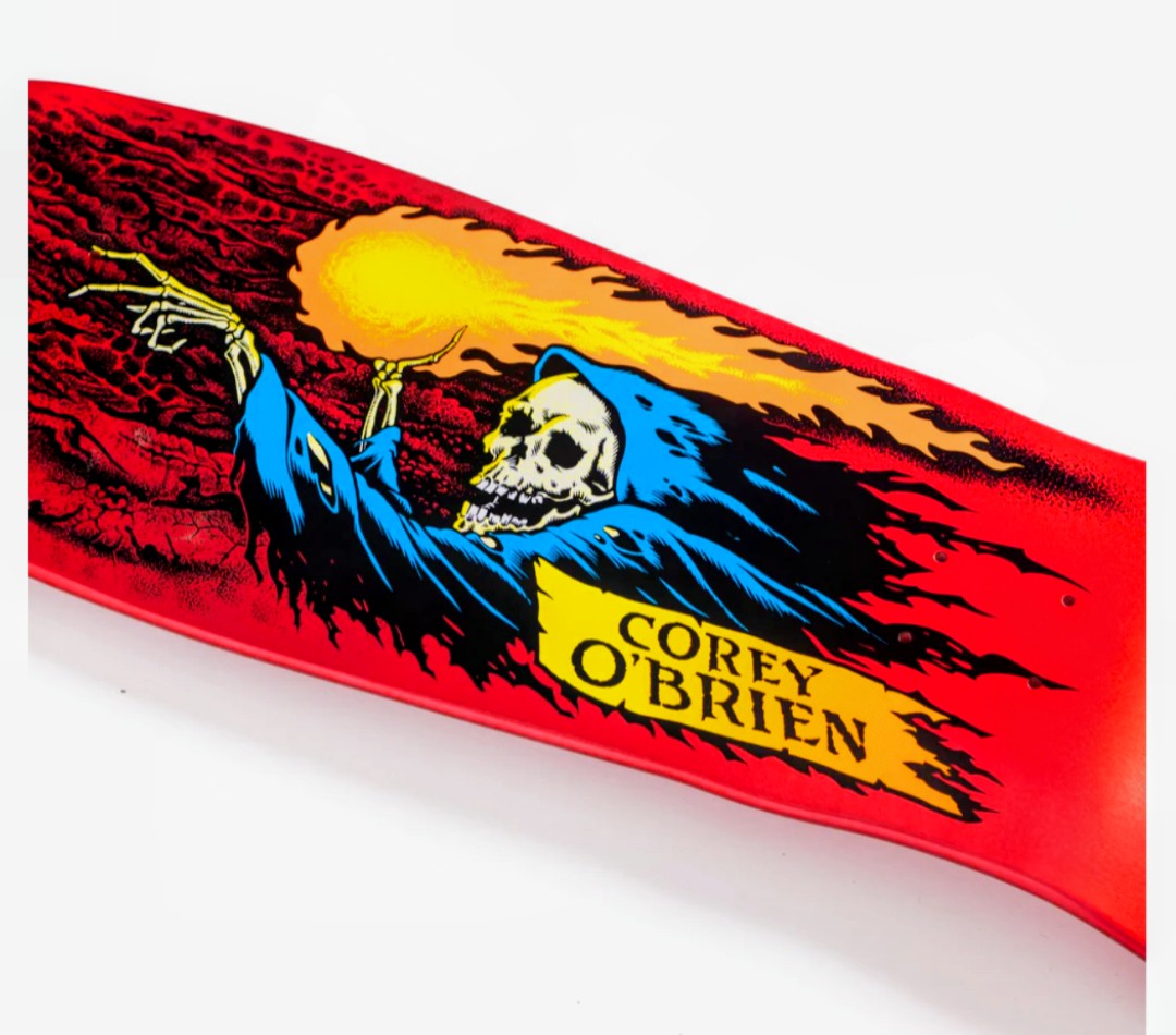 Santa Cruz Corey 'O' Brian Reissue Deck 9.85'' - Candy Red