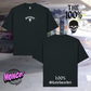 'THE 100%' - ORGANIC Boxy Oversized T-Shirt - BLACK