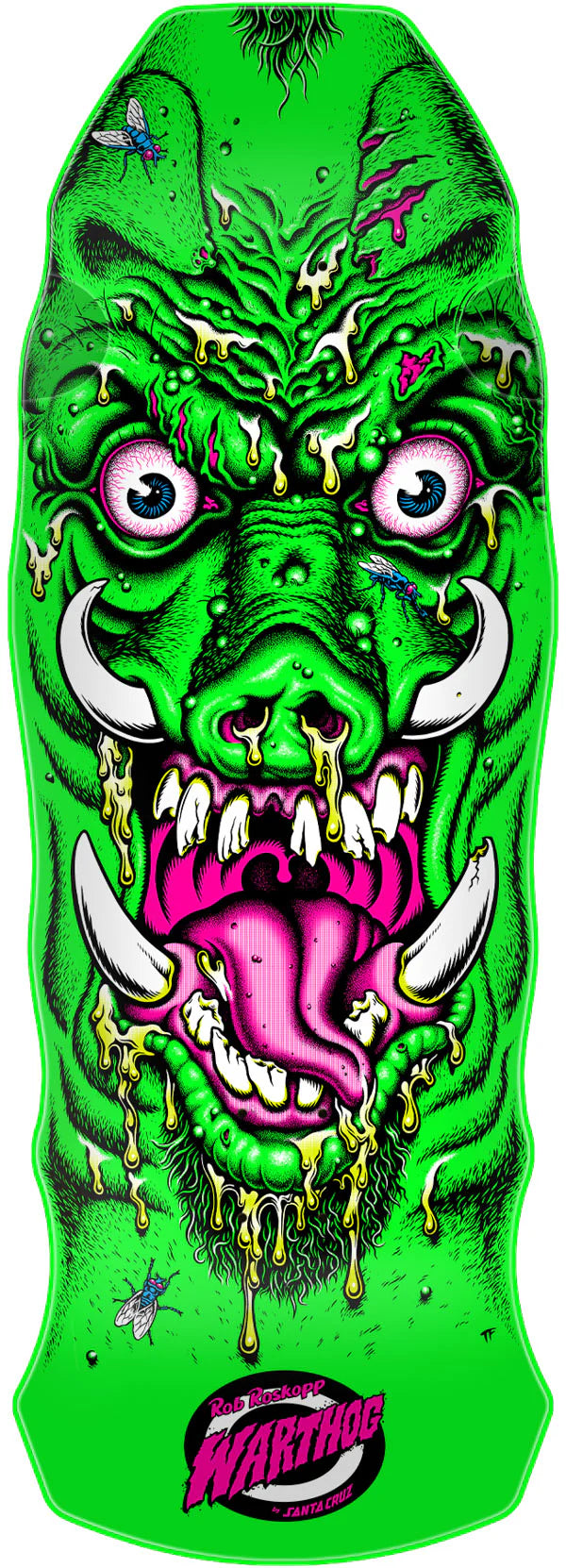 Santa Cruz Freaks, Rob Roskopp Warthog 11in Skateboard Deck