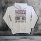 MONGO! - 'Code 603' - Oversized Relaxed Hoody -White