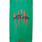 ALVA  'Scratch' Egg Skateboard Deck 10.625" x 33" GREEN / ORANGE