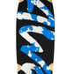 ALVA SPLATTER- Flat Black/ Blue OG logo with Pearl White splatter
