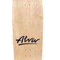 ALVA DOUBLE DIAMOND POOL CRUSHER DECK- Gold/ Black- Orange Logo- Red Splatter (Copy)