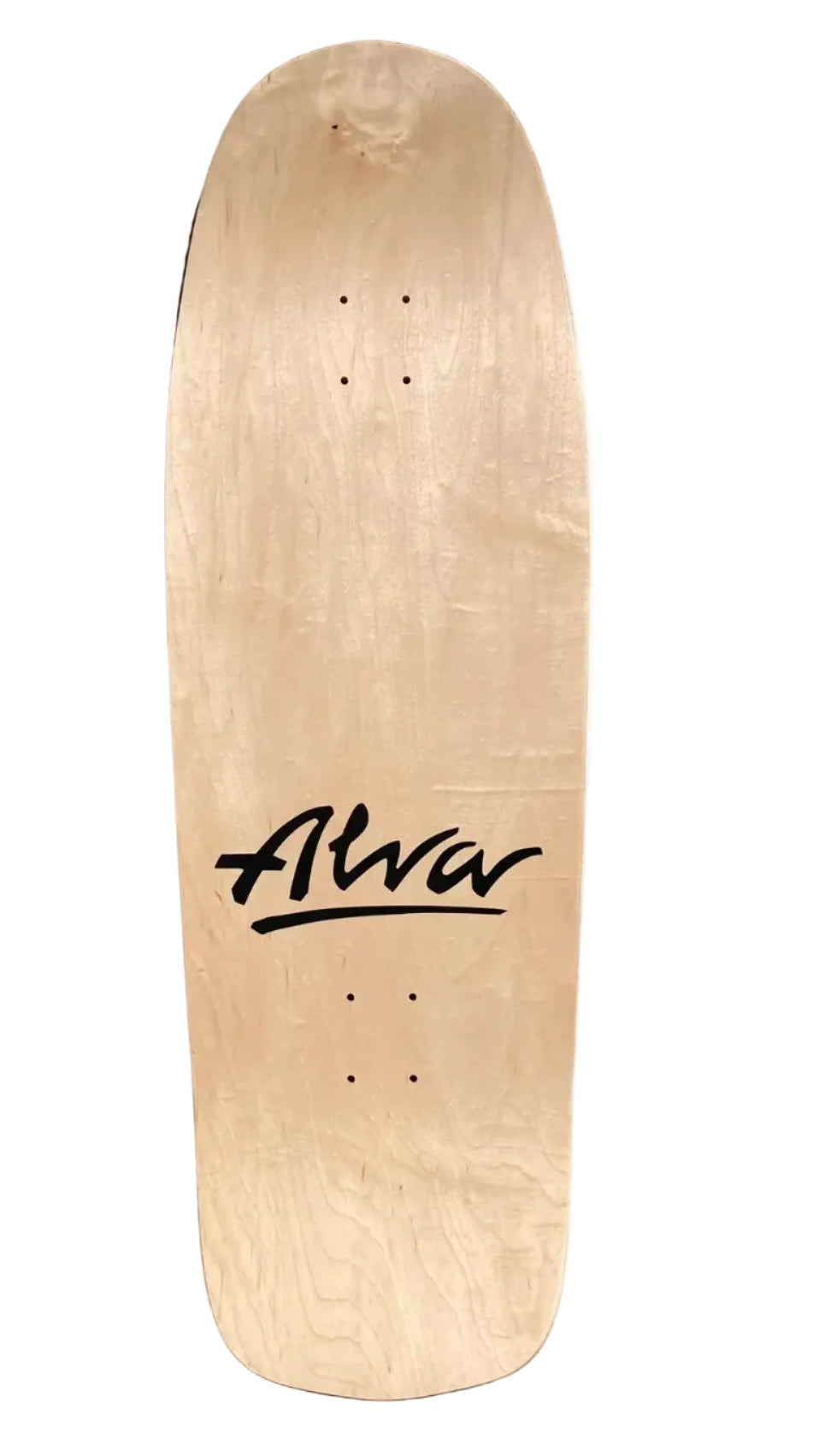 ALVA DOUBLE DIAMOND POOL CRUSHER DECK- Gold/ Black- Orange Logo- Red Splatter (Copy)