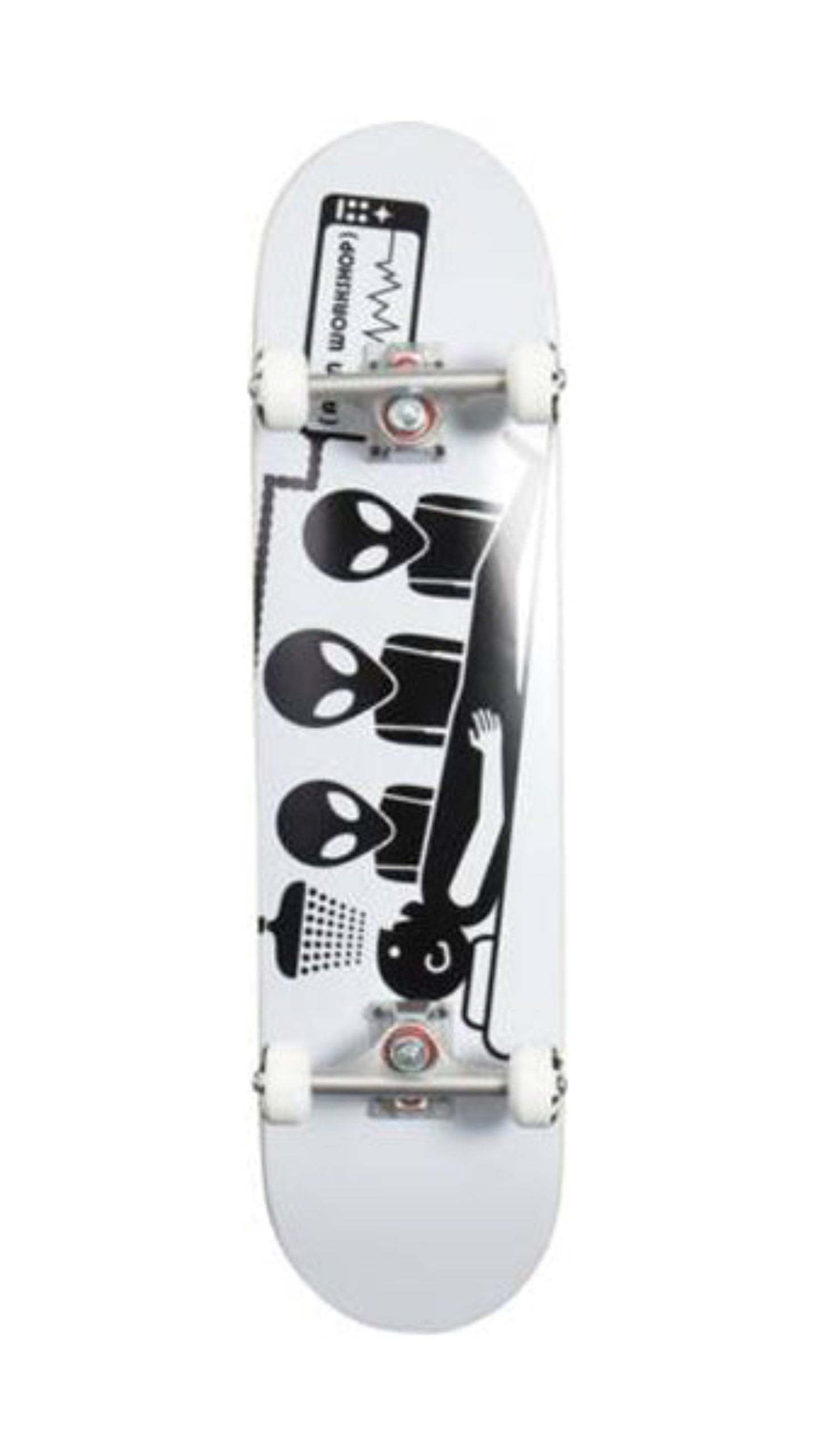 Alien Workshop Abduction Complete White 7.75"