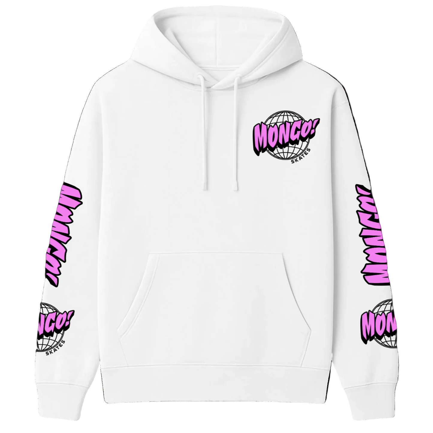 MONGO! 'ASTRO' ORGANIC Heavy oversized Hoody - WHITE