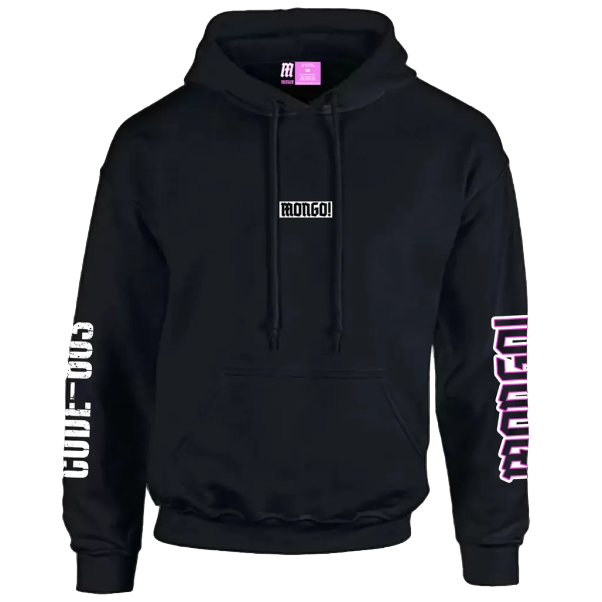 MONGO! - 'Code 603' - Oversized Relaxed Hoody - Black