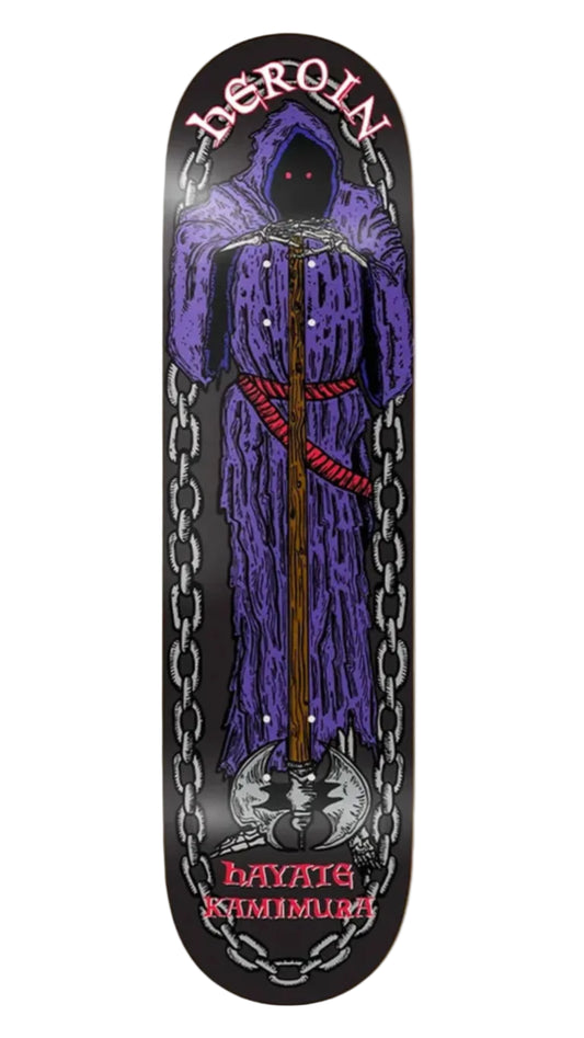 Heroin 8.25 Hayate KO2 Axeman Skateboard Deck