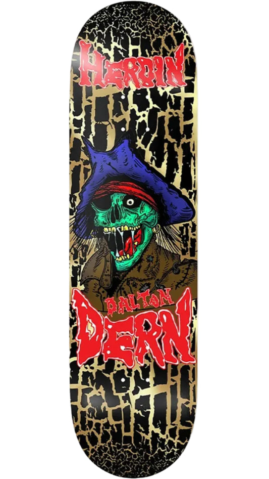 Heroin Dalton Dern KO2 Pirate Skateboard Deck 8.75"