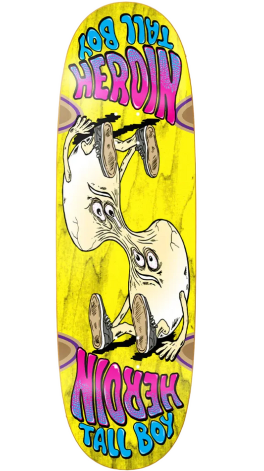 Heroin Skateboards Merged Tall Boy 10.25" Deck (Colours vary)
