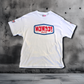 MONGO! - RETRO GARAGE - Organic Oversized Boxy T-Shirt - White