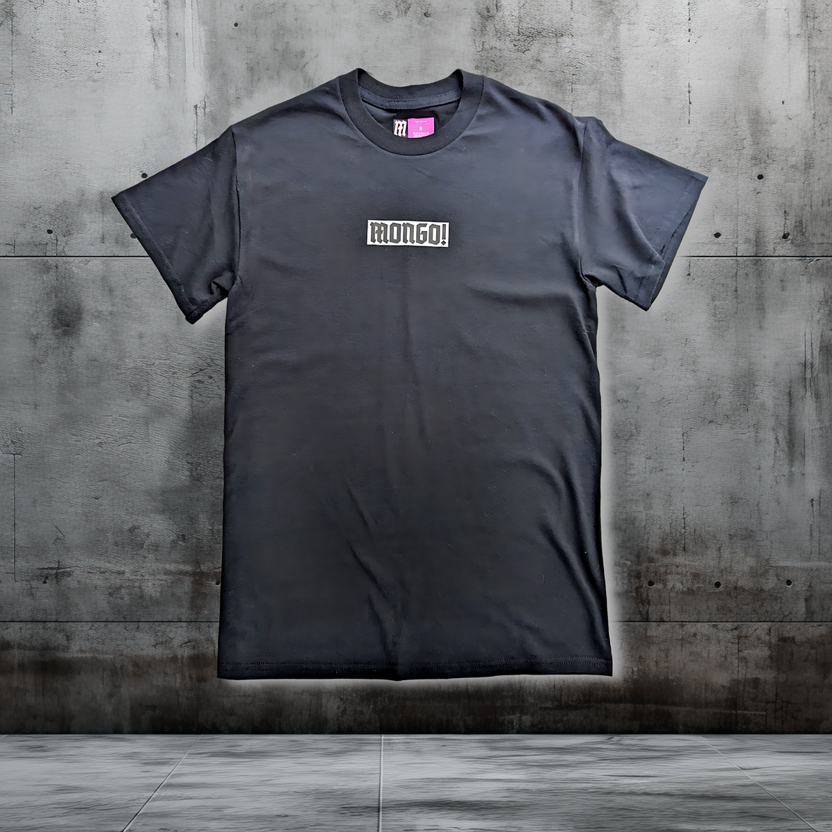 MONGO! 'Tearing up pools'  Oversized Organic T-Shirt - Black