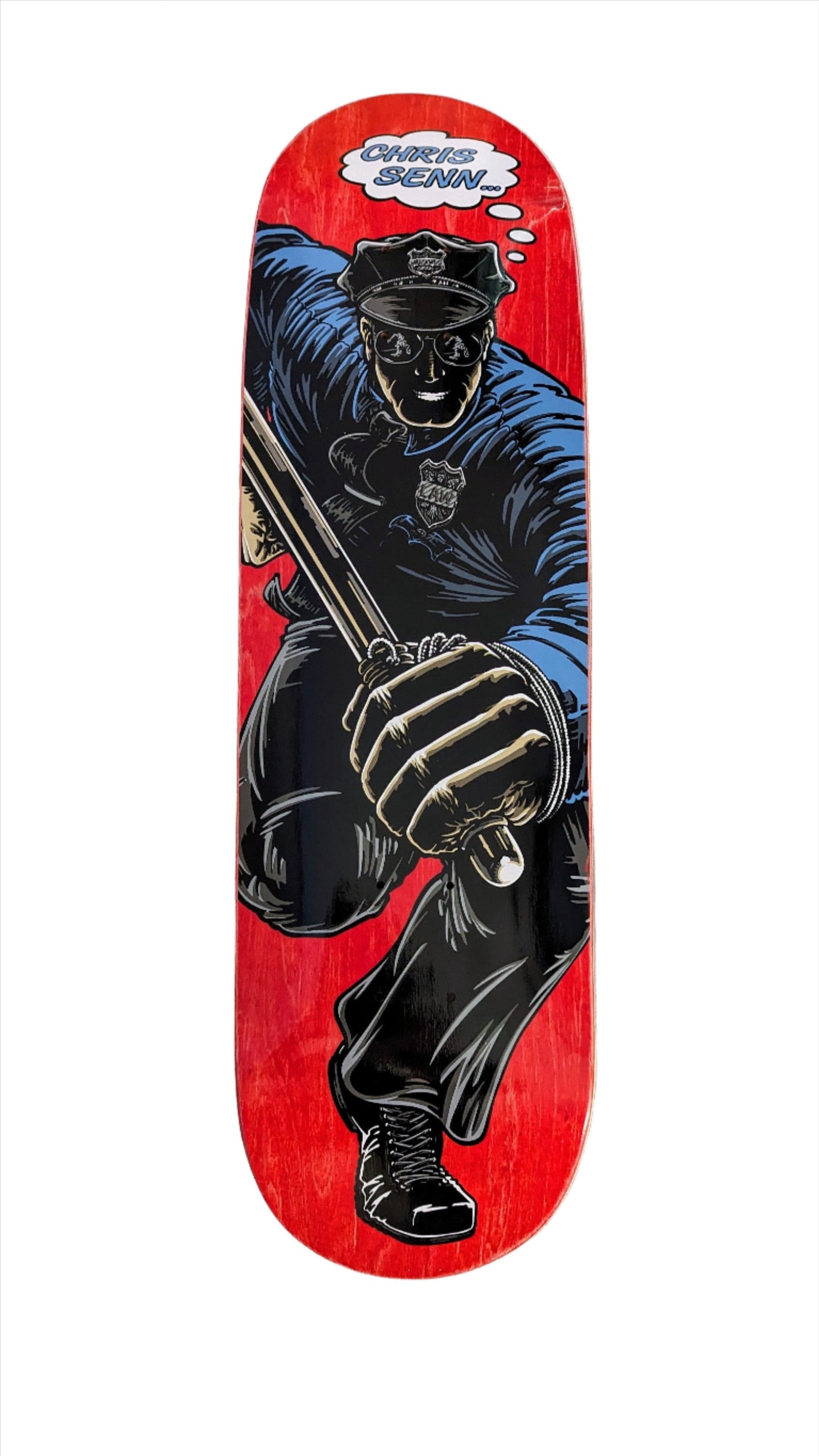 Powell Peralta Chris Senn Cop Old School Reissue Skateboard Deck