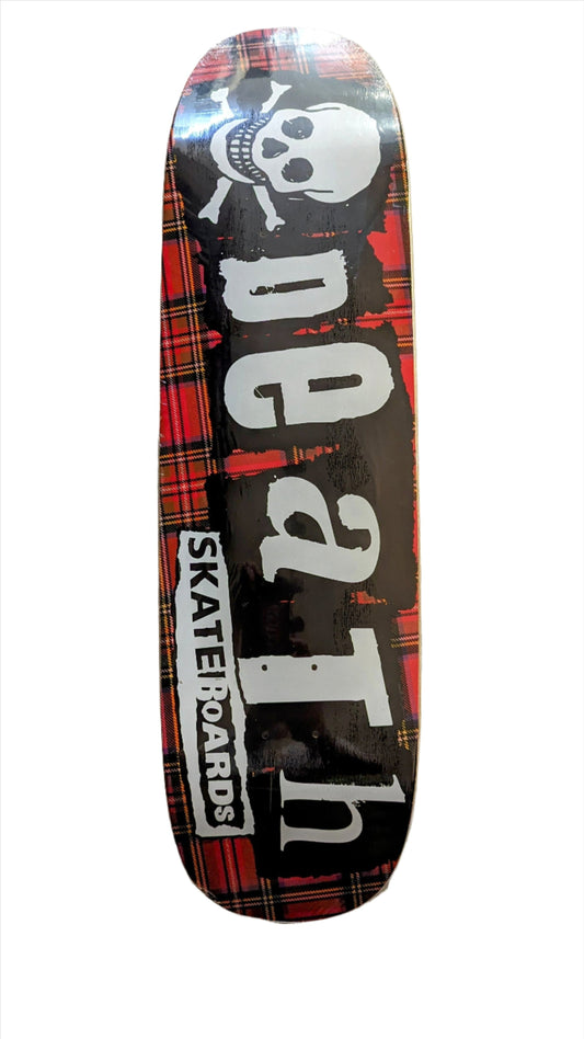 DEATH Tartan Punk 8.9 Deck