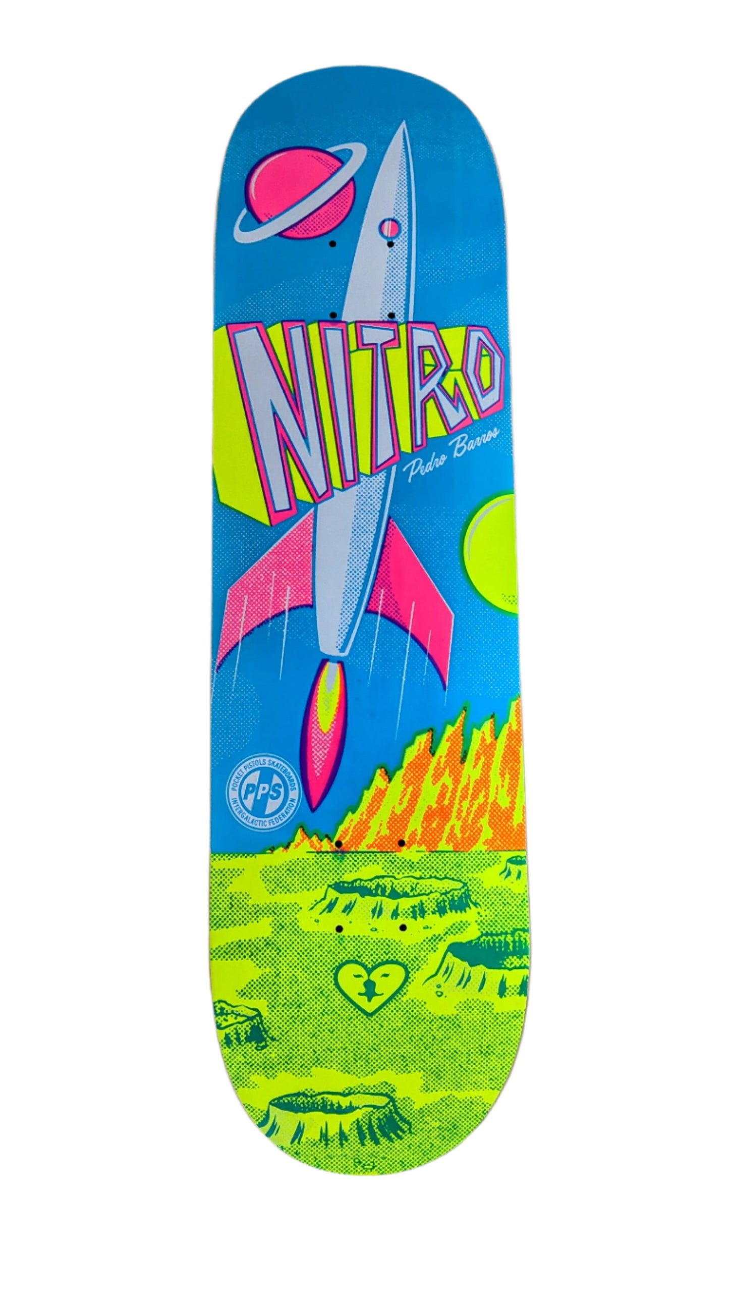 Pocket Pistols Pedro Barros - Nitro Model 8.5 Deck - LIMITED RUN