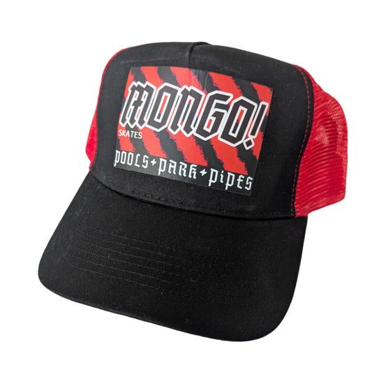 MONGO ! Retro Trucker Cap - 'Punk Stripes'