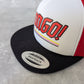 MONGO ! Retro Flat Peak Yupoong Trucker Cap
