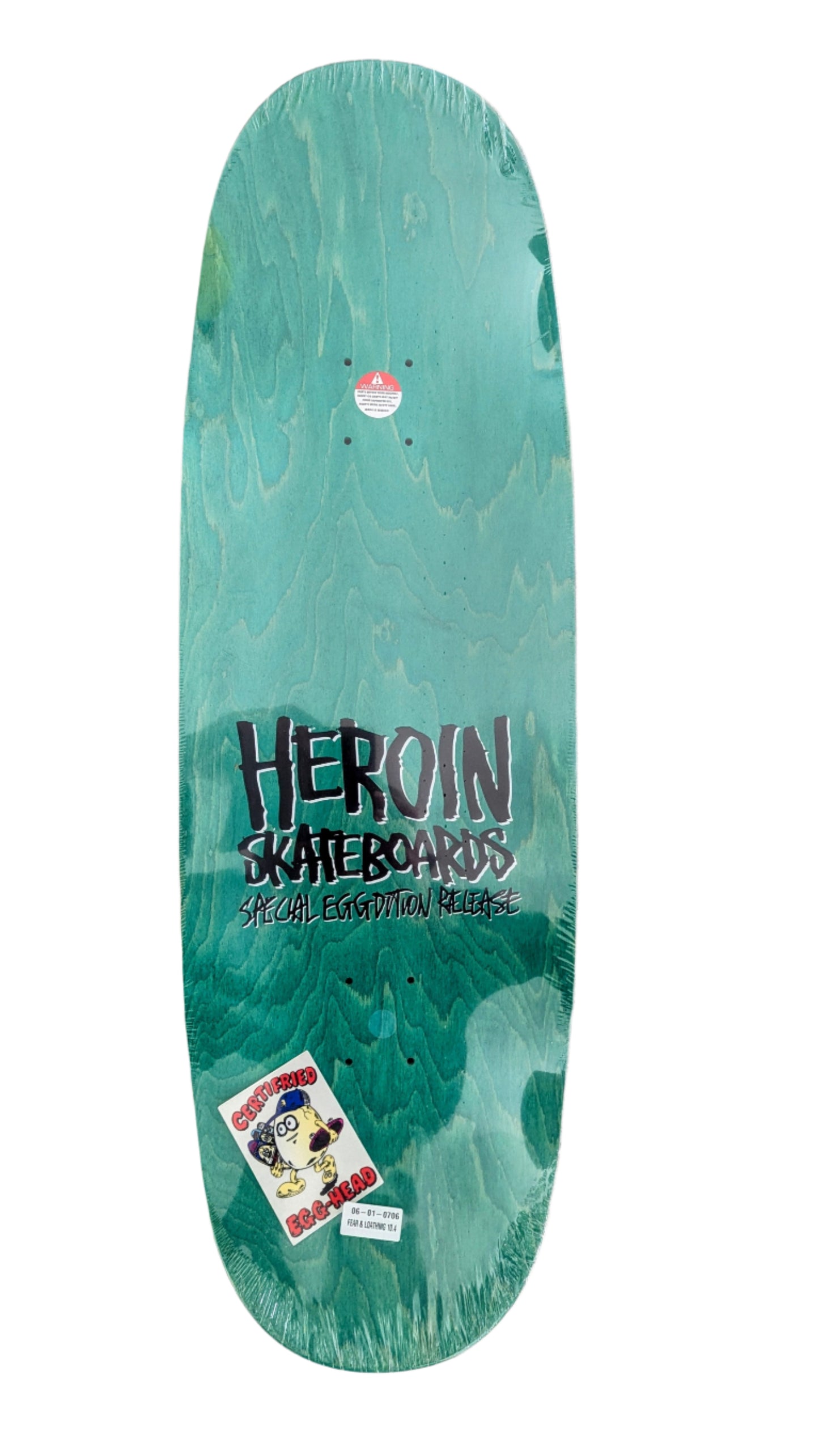 Heroin ' Fear And Loathing' Blue 10.4" Deck