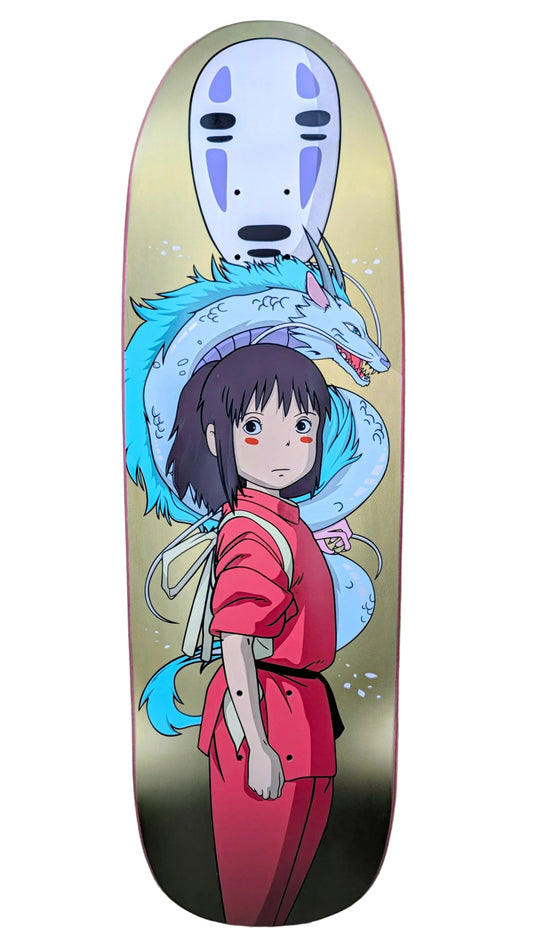 HOOK UPS 'Spirited Away' deck- GOLD 9.5 X 31.75''