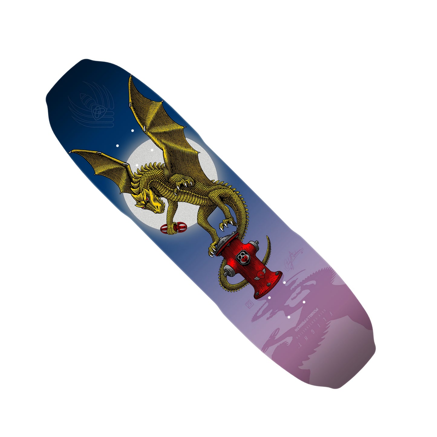 Powell Peralta Pro Andy Anderson Baby Heron (Vajra) FLIGHT® Skateboard Deck - 8.4 x 32.5