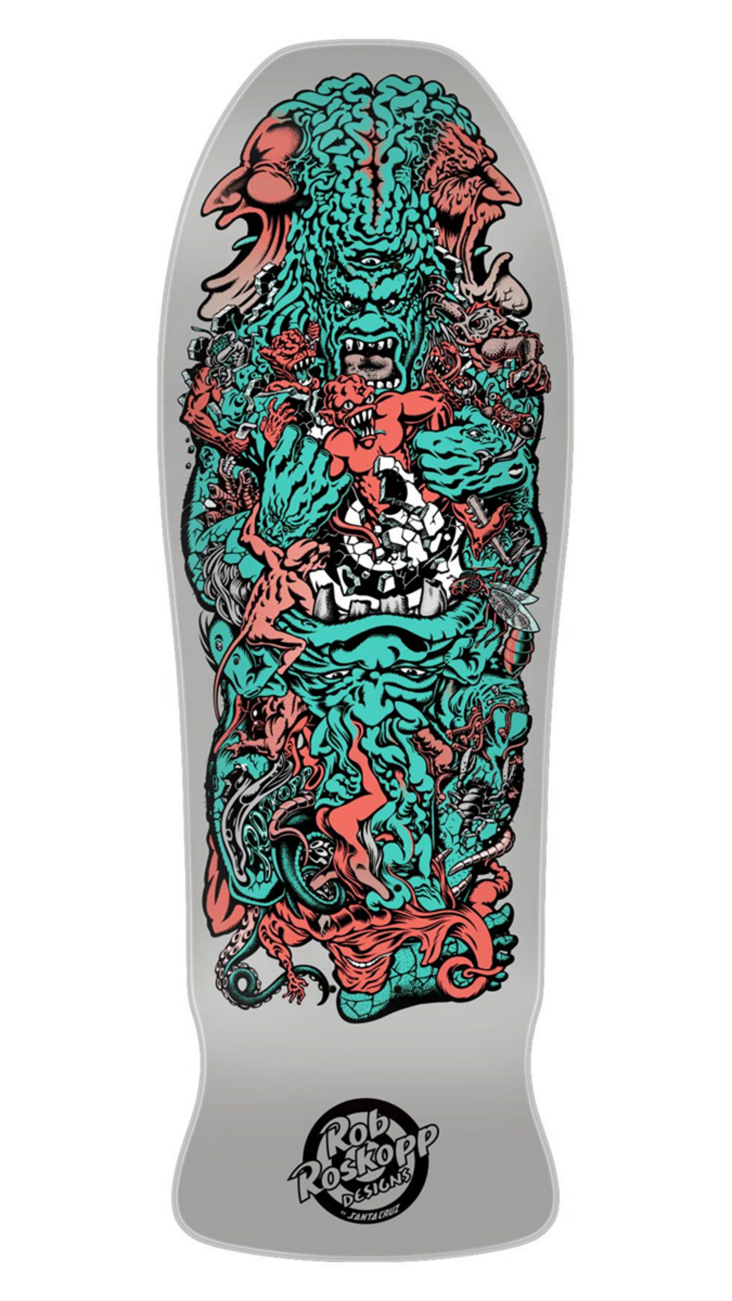 Santa Cruz Rob Roskopp Five Reissue 10.22in Skateboard Deck
