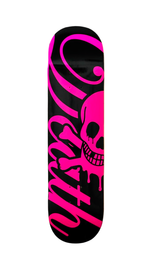 DEATH 'Script' Black/Pink 8.375" Popsicle2 Deck