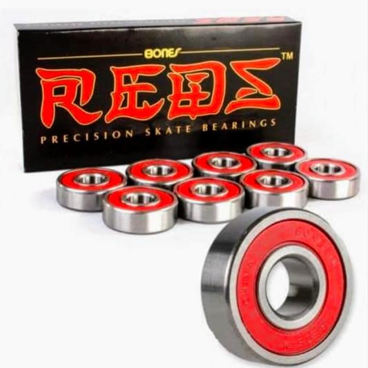 BONES® REDS® SKATEBOARD BEARINGS 8 PACK
