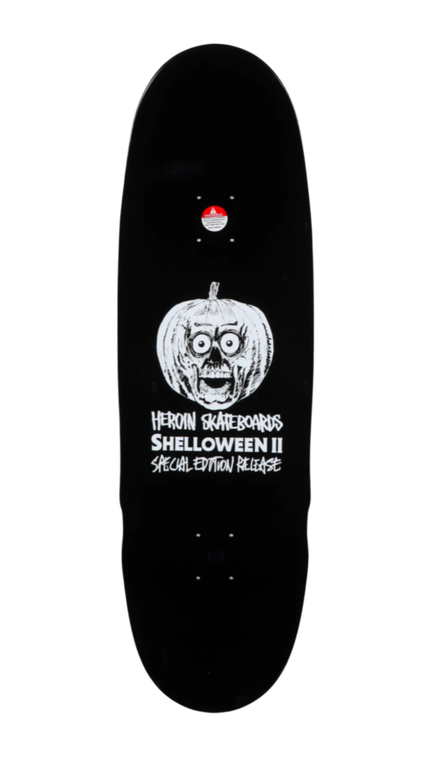 Heroin Skateboards Shelloween 2 Skateboard Deck - 10.1" x 32" - Limited Edition