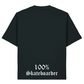 'THE 100%' - ORGANIC Boxy Oversized T-Shirt - BLACK