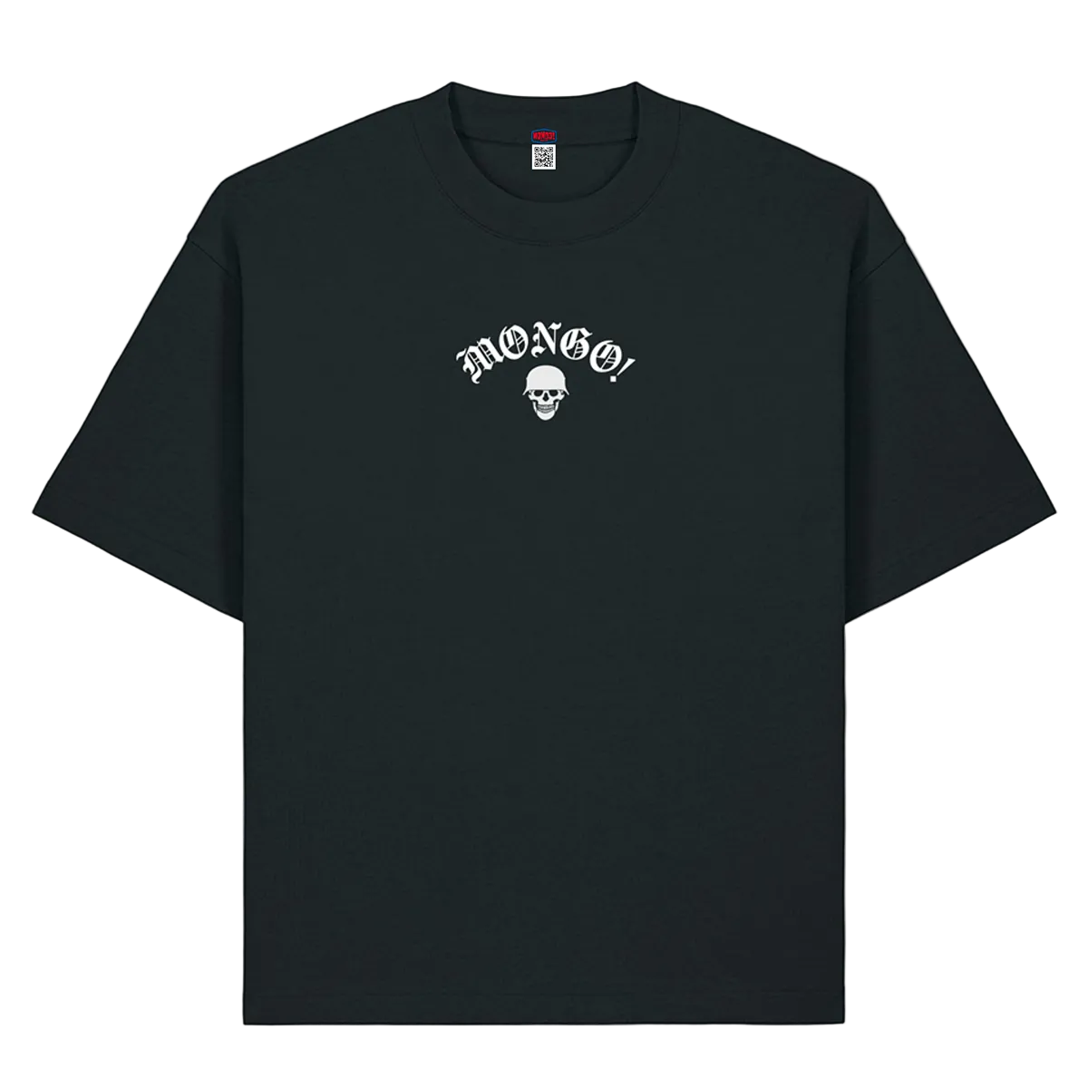 'THE 100%' - ORGANIC Boxy Oversized T-Shirt - BLACK