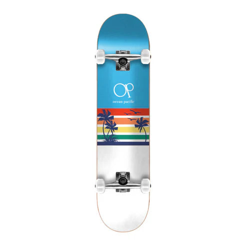 Ocean Pacific Sunset Park/Street Complete Blue/White 32" 8.25"