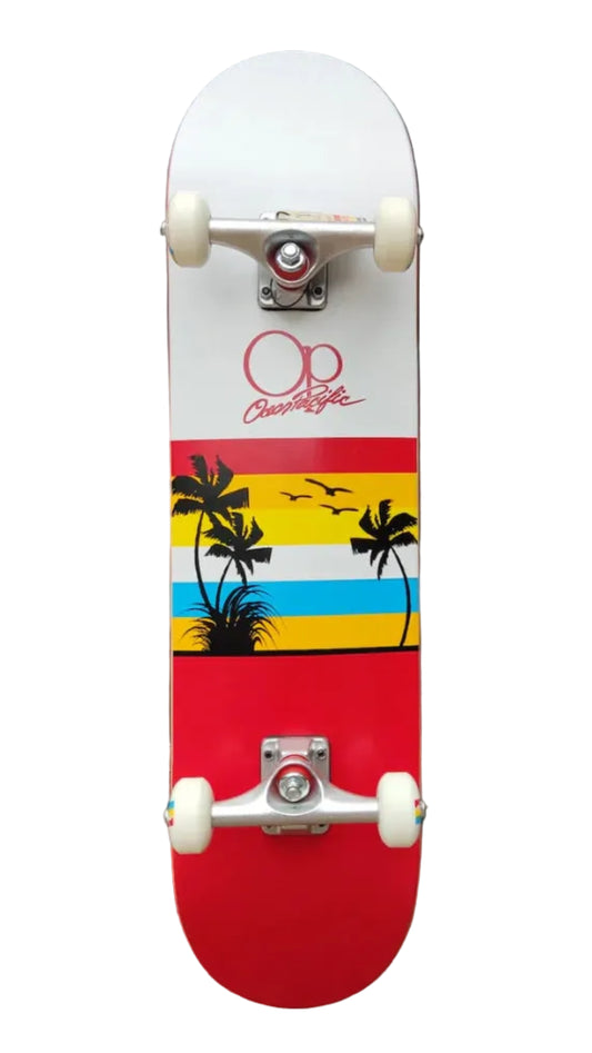 Ocean Pacific Sunset Red/White Complete 32" x 8"