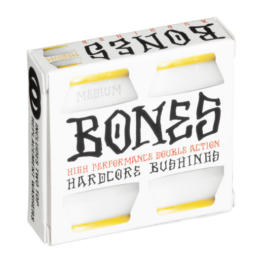 BONES Wheels Bushings Medium White / Yellow (91A)